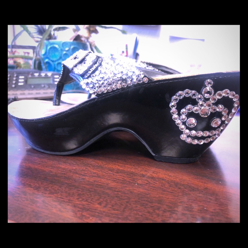 Swarovski embellished Dr. Scholls sandals